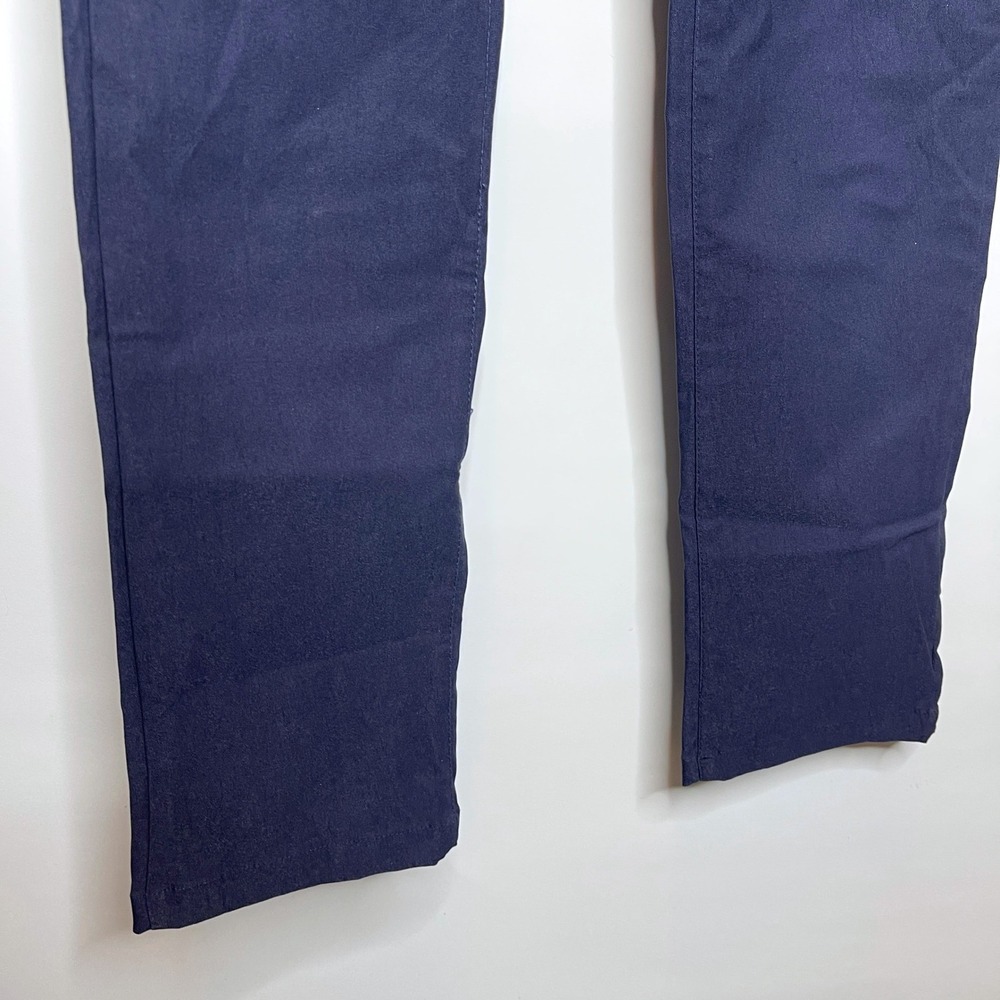 NWT GALAXY BY HARVIC‎ MEN'S CHINO SLIM FIT CASUAL STRETCH PANTS NAVY - Picture 8 of 9